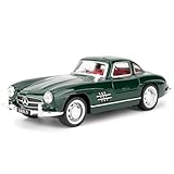 1955 Mercedes-Benz 300sl Oldtimer Modell, 1/32 Spielzeugauto mit Sound- und Lichtfunktion,...