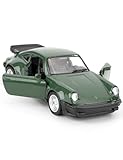 imtfzct 1/36 Porsche 911 Trubo Alu-Modellauto, Spielzeugauto mit Einfahrfunktion, Modellspielzeug...