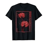 Japanische Spinnenlilie Soft Grunge Anime Ästhetik Blume T-Shirt