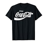 Coca-Cola Retro White Enjoy Logo Premium Graphic T-Shirt