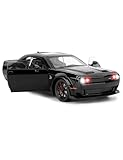 1/24 Dodge Challenger SRT Hellcat Auto Modell, Sammlerstück Diecast Modell Auto mit Lichtern und...