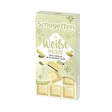 Schogetten Weiße Pistazie I weiße Schokolade mit Pistaziencreme Füllung I 100 g Schokoladentafel...