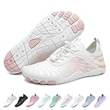 RUYI Unisex Barfußschuhe Damen Herren Wasserschuhe, Schnell Trocknend Badeschuhe, Weich Leicht...