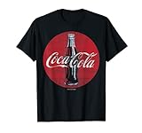 Coca-Cola Distressed Retro Bottle Disc Logo Premium T-Shirt