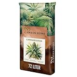 Green Home Cannabis & Hanferde 72 Liter | All Mix Erde für Wachstum & Blüte | Perfekt für...