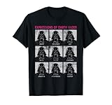 Star Wars Expressions of Darth Vader Funny T-Shirt