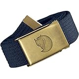 Fjällräven Canvas Brass 4 Cm Gürtel, Blau (Dark Navy 555), 120|#692 (Einheitsgröße)