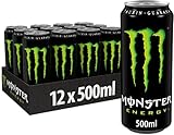 Monster Energy - koffeinhaltiger Energydrink mit klassischem Energy-Geschmack - in praktischen...