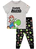 Super Mario Jungen Schlafanzug Grau 140