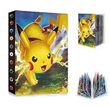 Sammelalbum für Pokemon, Sammelkarten Album 4 Taschen 30 Seiten 240 Karten Kapazität