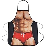 XingDerK Kochschürze Küchenschürze Lustige Schürze Wasserdichte für Herren Damen Geschenk für...