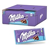 Milka Luflée Tafel 13 x 100g, Zarte Schokoladentafel aus luftiger Alpenmilch, Noch schokoladiger