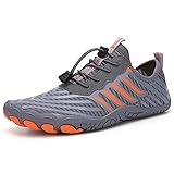 Teechodina Unisex Traillaufschuhe Herren Damen Wanderschuhe Barfußschuhe Laufschuhe Knit Sneaker...