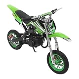 49cc Kinder Dirt Bike,Jugend Crossbike Pocket Cross,8 Zoll 2-Takt Motorrad...