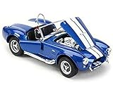 Shelby Cobra 427 SC, met.-blau/cremeweiss, 1965, Modellauto, Fertigmodell, Welly 1:24