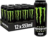 Monster Energy - koffeinhaltiger Energy Drink mit klassischem Energy-Geschmack - in...