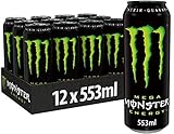 Monster Energy - koffeinhaltiger Energy Drink mit klassischem Energy-Geschmack - in...