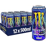 Monster Energy Lewis Hamilton Zero - koffeinhaltiger Energy Drink mit erfrischendem...