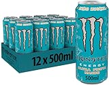 Monster Energy Ultra Fiesta, 12x500 ml, Einweg-Dose, Zero Zucker und Zero Kalorien