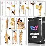 Qiyasex Erotische Spiele für Paare–Kartenspiel für Erwachsene – Sexstellungen Karten für...