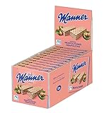 Manner Neapolitaner | vegane knusprige Waffeln mit Haselnusscreme | 12er Pack (12 x 75 g)