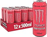 Monster Energy Pipeline Punsch - koffeinhaltiger Energy Drink mit erfrischendem Punsch-Geschmack aus...