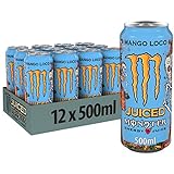 Monster Energy Mango Loco - koffeinhaltiger Energy Drink mit tropischem Fruchtgeschmack aus Mango,...
