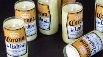 Patrick Hoesterey Beer Candle / Kerze aus Bierflaschen