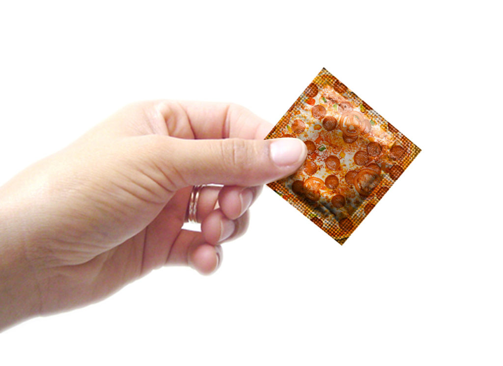 Mach es lecker! Das Pizza Kondom