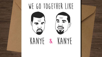 Valentinstagskarte Kanye West