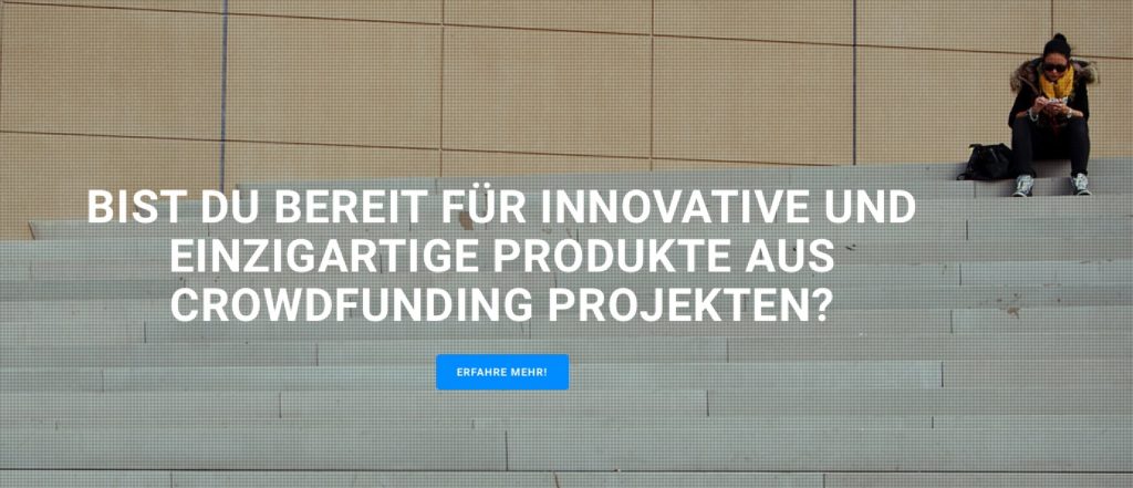 Kickstore: Produkte aus Crowdfunding-Projekten bequem kaufen