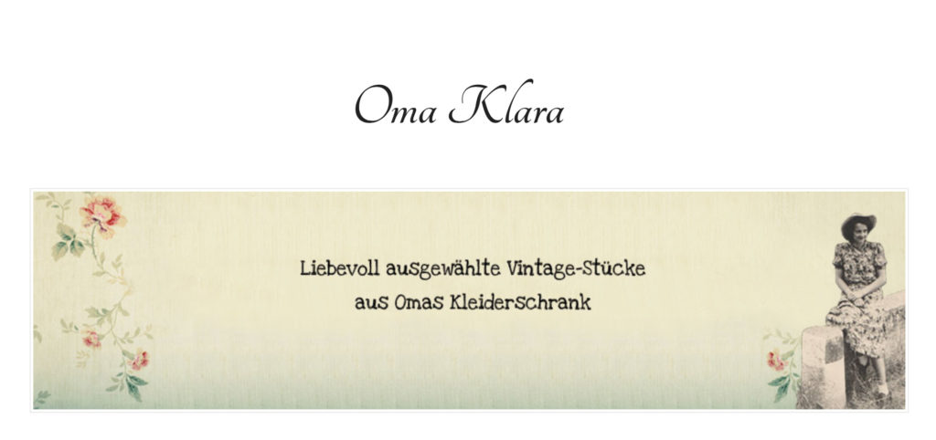 Oma Klara: Vintage Mode von Oma