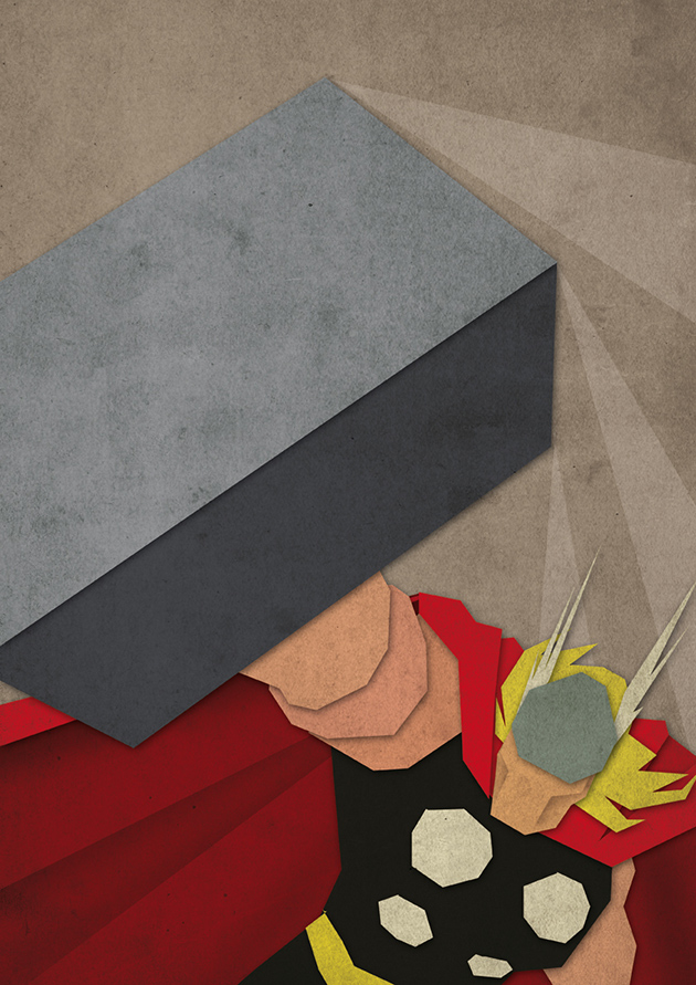 Paper Heroes by Grégoire Guillemin