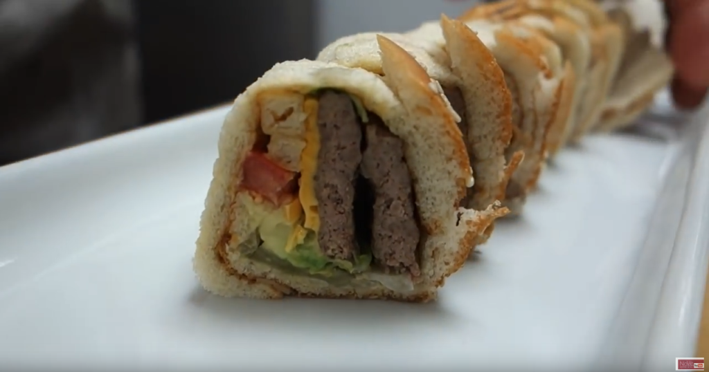 Sushi aus einem Big Mac gemacht