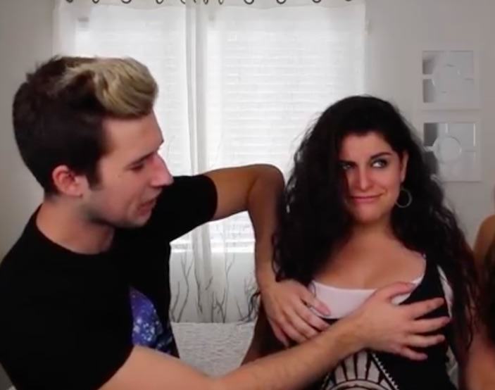 Video: Schwule Männer fassen zum ersten Mal Brüste an