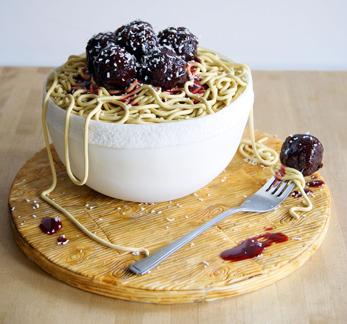 Laura Loukaides Kuchen (Cake) Spaghetti