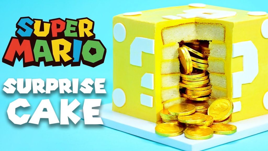Anleitung: Super Mario “?-Block” Kuchen