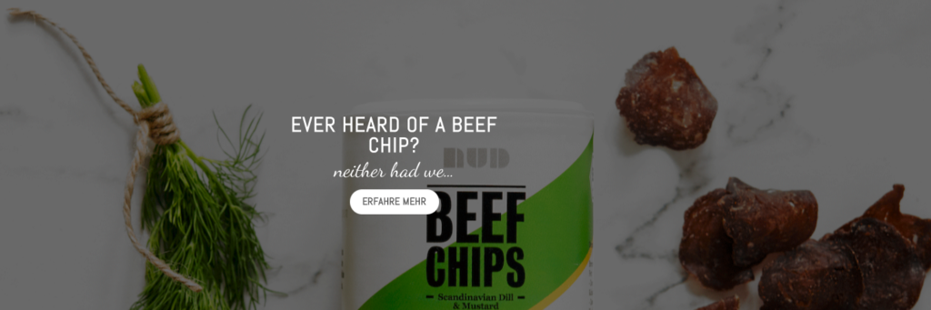 NUD - Beef Chips & Beef Bites - Fleisch / Beef Snacks