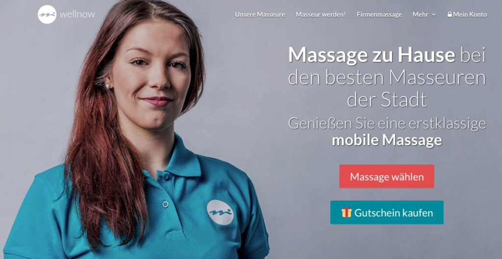 Wellnow: Mobile Massage zu Hause
