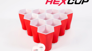 Hexcup - Hexagonförmige Beer Pong Becher