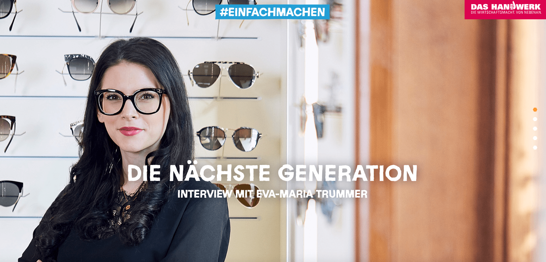 Eva-Marie Trummer Augenoptikermeisterin - Das Handwerk
