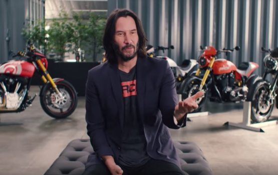 Keanu Reeves zeigt seine Motorrad Sammlung