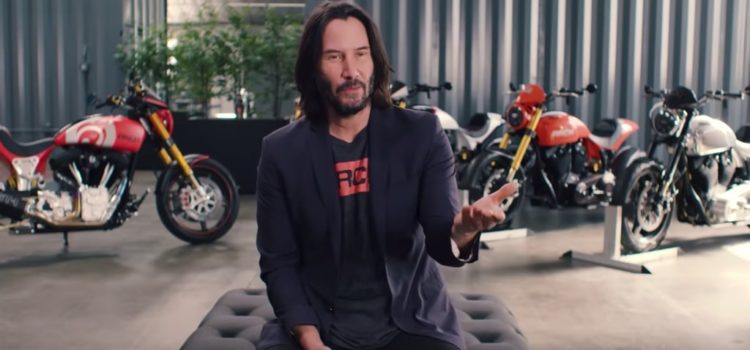 Keanu Reeves zeigt seine Motorrad Sammlung